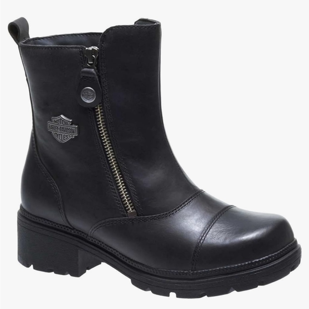 Harley-Davidson Women's Amherst Leather Motorcycle Casual Boot